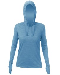 ANETIK WSBRZH0 Women's Breeze Tech Hooded Long Sleeve T-Shirt – 6.7 oz. Performance Hoodie | XS–2XL
