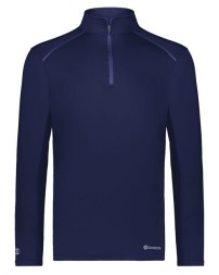 Holloway 222240 Youth CoolCore Quarter-Zip Pullover – 88/12 Polyester/Elastane Coolcore Youth Quarter-Zip