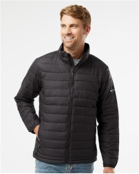 Columbia 212489 Mens Powder Lite II Puffer Jacket - 100% Polyester Omni-Heat Lining Thermarator Recycled Insulation Omni-Shield Active Fit | S-3X