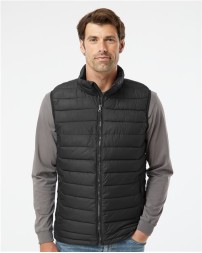 Columbia 212491 Mens Powder Lite II Vest - 100% Polyester Omni-Heat Lining Thermarator Recycled Insulation Omni-Shield Active Fit Binding at Armholes | S-3X