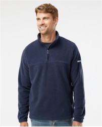 Columbia 212486 Mens Steens Mountain Fleece Half-Zip Pullover - 100% Polyester MTR Filament Fleece 250g Regular Fit Adjustable Hem Elastic Cuffs | S-4X