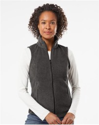 Columbia 212471 Womens Benton Springs Fleece Vest - 100% Polyester MTR Filament Fleece 250g Cold-Blocking Collar Zippered Pockets | XS-XXL