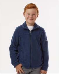Columbia 212479 Youth Steens Mountain II Fleece Full-Zip Jacket - 100% Polyester MTR Filament Fleece 250g Comfort Cuffs Zippered Pockets Youth XS-XL