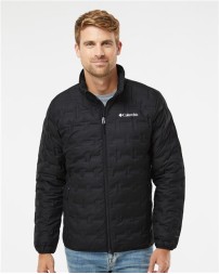 Columbia 208624 Mens Delta Ridge II Down Jacket - 100% Polyester Omni-Heat Lining 650 Fill Power RDS Down HeatSeal Omni-Shield | S-XXL
