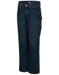Bulwark PSJ6 Men's FR Stretch Denim Dungaree Jean – 12 oz. 94/5/1 Cotton/Poly/Spandex | ATPV 15 cal/cm² CAT 2