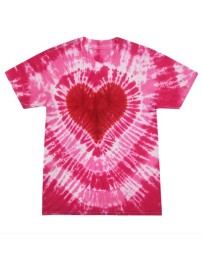 Colortone 1150 Unisex Shapes Tie-Dyed T-Shirt - 5.3 oz. 100% Heavyweight Cotton Classic Fit Shapes Print Tie-Dye Tee | S-5XL