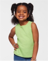 Rabbit Skins 3323 Toddler Fine Jersey Tank Top – 4.5 oz. 100% CRSC Fine Jersey | 2T–5/6