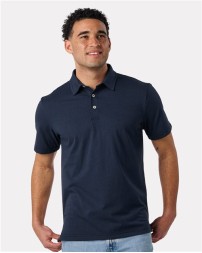 Recover EC500 Men's Eco Polo – 4.4 oz. 50/50 Recycled Cotton/Poly, Recycled Pearl Buttons | XS–3XL