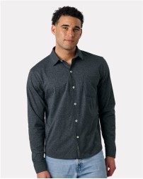 Recover EC650 Men's Eco Button Down Shirt – 4.4 oz. 50/50 Recycled Cotton/Poly | XS–3XL