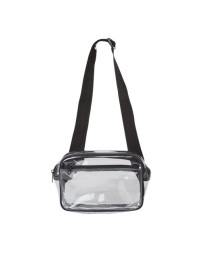 Liberty Bags 5778 Clear Stadium 2-Pocket Fanny Pack  Belt Bag – 100% polished 0.5mm PVC material | 8.5