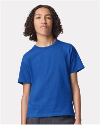 American Apparel 2001Y Youth Fine Jersey Tee – 4.3 oz. 100% Combed Ring-Spun Cotton Relaxed Fit Youth Tee | XS–XL