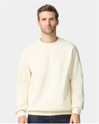 Gildan 19000 Unisex Hammer™ Maxweight Crewneck Sweatshirt – 10.5 oz. 75/25 Cotton/Recycled Polyester | 100% Cotton Face | Heavyweight 2-End Fleece | 1x1 Rib | Classic Fit | Seamless Body