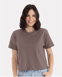 Next Level 7610 Women's Heavyweight Boxy T-Shirt – 6.8 oz. US Combed Ring-Spun Cotton Oversized Boxy Tee | XS–3XL