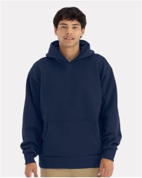 Next Level 9307 Unisex Heavyweight Fleece Hoodie Sweatshirt – 10 oz. 80/20 Cotton/Recycled Poly Drop-Shoulder Hoodie | XS–3XL