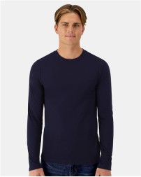 Hanes 484L Cool DRI Cotton Touch Long-Sleeve T-Shirt – Unisex 4.4 oz. Ring-Spun Polyester Tee | S–3XL