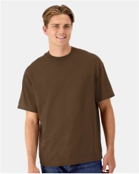 Hanes 5180R Beefy-T Retro Street T-Shirt – Unisex 7 oz. US Grown Ring-Spun Cotton Oversized Tee
