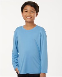 AllPro 48400Y Youth Pro-Lock Performance Long Sleeve T-Shirt – 4 oz. 100% Polyester Interlock | XS–XL Youth