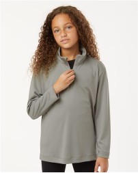 AllPro 41870Y Youth Pro-Lock Performance Quarter-Zip Pullover – 4 oz. 100% Polyester Interlock | XS–XL Youth
