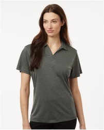 AllPro 4HM00L Women's Pro-Lock Performance Mélange Polo – 4.5 oz. 100% Polyester Heather Interlock Polo | S–3XL