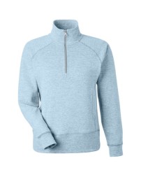 J. America 8743 Women's Electric Fleece Quarter-Zip Sweatshirt – 6 oz. Women's Quarter-zip pullover | S–2XL