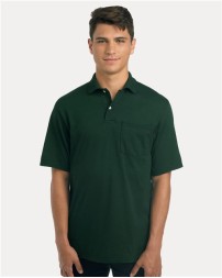 JERZEES 436MP Men's Dri-Power Polo with Pocket – 5.4 oz. Men's polo shirt | S–5XL