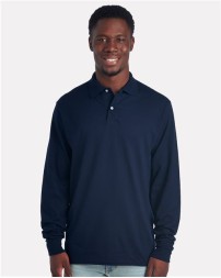 JERZEES 437LR Men's Dri-Power Long Sleeve Polo – 5.4 oz. Men's long sleeve polo shirt | S–2XL