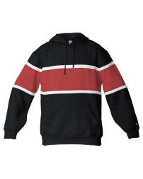 Badger 1282 Unisex United Athletic Fleece Hooded Sweatshirt – 9.5 oz. 60/40 Ring-Spun Cotton/Polyester with Printable Inset Panels | XS–4XL