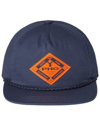 Columbia 209319 PHG Terminal Shot Snapback Cap - 100% Cotton Unstructured Five-Panel Flat Bill Snapback | One Size