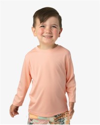 Paragon 218T Long Islander Toddler Long Sleeve Performance T-Shirt – 3.5 oz. Microfiber UPF 50+ Tee | 2T–5/6T