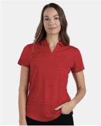 Augusta Sportswear 7002 Women's Pursuit Polo – 100% Polyester Tonal-Stripe Wicking Interlock Knit Ladies Polo | XS–2XL