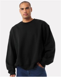BELLA CANVAS 4711 Unisex 10 oz. Heavyweight Crewneck Sweatshirt – 10 oz. 65/35 Airlume Cotton/Poly 3-End Fleece Heavyweight Crewneck | XS–4XL