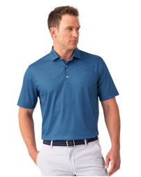 Paragon 155 Aiken Men's Striped Micro Mesh Polo – 4.7 oz. 95/5 Polyester/Spandex UPF 30+ Polo | S–4XL