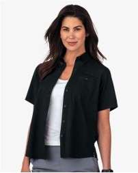 Paragon 704 Hatteras Women's Performance Short Sleeve Fishing Shirt – 2.4 oz. Ripstop Polyester UPF 40+ | XS–3XL