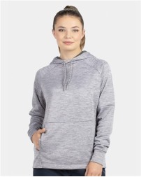 Holloway 223780 Women's All-Pro Performance Fleece Hooded Sweatshirt – 6.8 oz. 100% Polyester Mélange Fleece Ladies' Hoodie | S–2XL