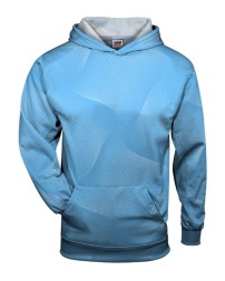 Badger 2413 Youth Warp Hooded Long Sleeve T-Shirt – 100% Sublimated Polyester Moisture-Management Youth Warp Print Performance Hoodie Long Sleeve | XS–XL