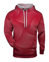 Badger 1413 Men's Warp Hooded Sweatshirt – 100% Sublimated Polyester Moisture-Management Performance Hoodie | XS–4XL