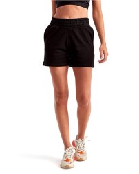 TriDri TD062 Women's Maria Jogger Shorts – 8 oz. 60/40 Cotton/Recycled Polyester High-Waist Shorts | XS–2XL