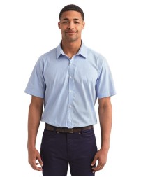 Artisan Collection by Reprime RP221 Men's Gingham Cotton Short Sleeve Shirt – 3.4 oz. 100% Cotton | XS–3XL