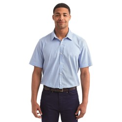 Artisan Collection by Reprime RP221 Men's Gingham Cotton Short Sleeve Shirt – 3.4 oz. 100% Cotton | XS–3XL