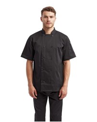 Artisan Collection by Reprime RP656 Unisex Short Sleeve Recycled Chef Coat – 5.8 oz. | XS–4XL