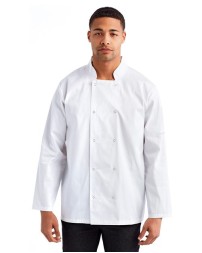 Artisan Collection by Reprime RP665 Unisex Studded Front Long Sleeve Chef Coat – 5.8 oz. | XS–3XL