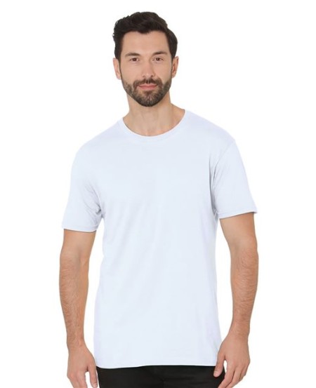 Bayside 93600 Fine Jersey T-Shirt – 4.2 oz. 100% Combed Ring-Spun Cotton, Knit/Dyed/Cut USA, Sewn in Mexico | S–3XL