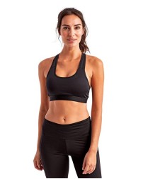TriDri TD920 Women's Medium Impact Sports Bra – 8 oz. 90/10 Recycled Polyester/Elastane | XS–2XL