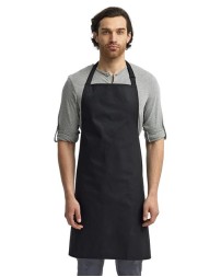 Artisan Collection by Reprime RP150 Recycled Bib Apron – Recycled Poly/Organic Cotton | One Size