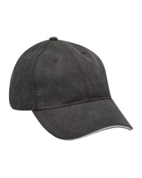 Adams Headwear LP107 Icon Sandwich Cap – Semi-Structured 6-Panel Mid-Crown Pigment-Dyed Cotton Cap | One Size