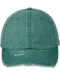 Adams Headwear LP108 Classic Pigment Distressed Dad Hat – Unstructured 6-Panel Low-Profile Distressed Cap | One Size