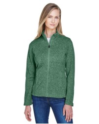 Devon & Jones DG793W Bristol Full-Zip Sweater Fleece Jacket – Women’s 9 oz. Anti-Pill Polyester Fleece | XS–3XL