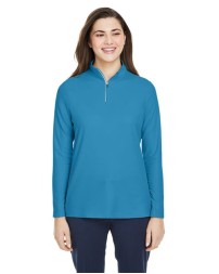 CORE365 CE405W Women's Fusion ChromaSoft™ Pique Quarter-Zip Pullover – 6 oz. 100% Polyester Pique | XS–3XL