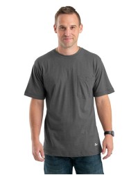 Berne Apparel BSM38 Men's Lightweight Performance Pocket T-Shirt – 4.2 oz. 60/40 Cotton/Poly Jersey Men's Short-Sleeve Performance Tee | Moisture-Wicking, Stain Release