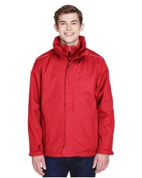 CORE365 88205 Men's Region 3-in-1 Jacket with Fleece Liner – Poly Twill Shell / 7.7 oz. Fleece | S–5XL